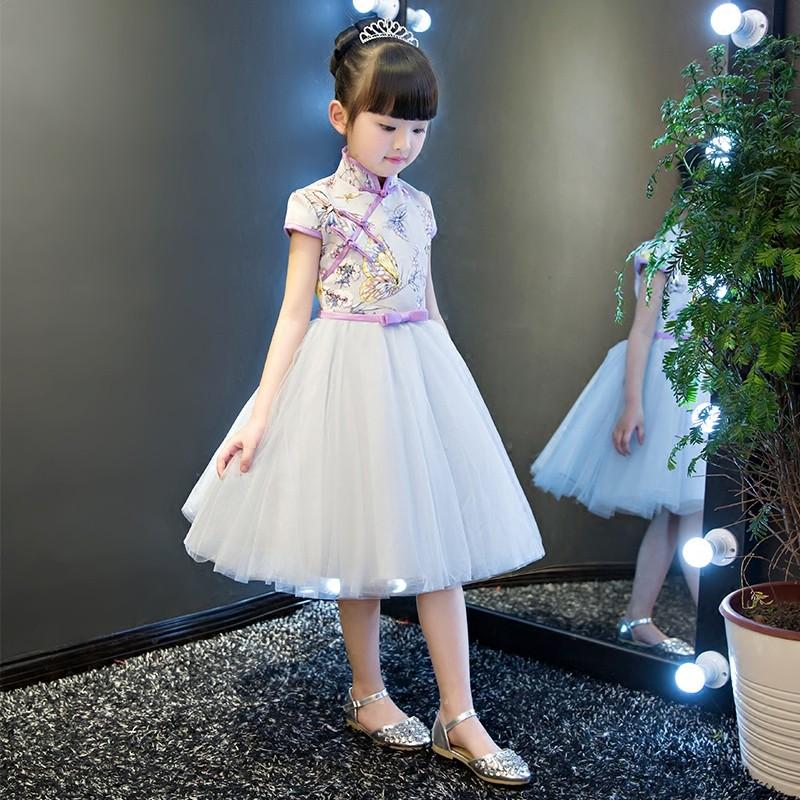 子供ドレス フォーマル キッズ 女の子 ジュニア ワンピース 結婚式 ピアノ発表会 七五三 フラワーガール ミニドレス 100/110/120/130/140/150/160の画像