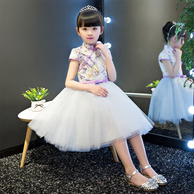 子供ドレス フォーマル キッズ 女の子 ジュニア ワンピース 結婚式 ピアノ発表会 七五三 フラワーガール ミニドレス 100/110/120/130/140/150/160の画像
