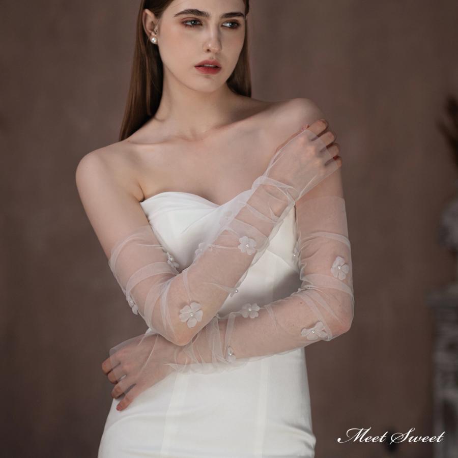 ウェディンググローブ ウエディンググローブ ロンググローブ 指なし