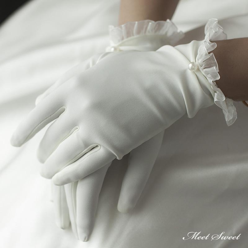 ウェディンググローブ ウエディンググローブ ショートグローブ スパン  