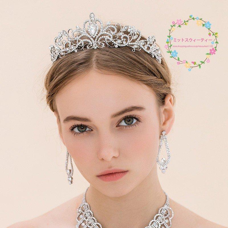 ティアラ　PV-2クリスタル　結婚式　ヘッドアクセサリー 楽天市場】ティアラ ブライダル ウエディング ヘッドドレス
