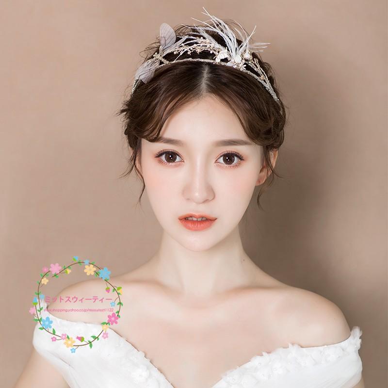 ウエディング ティアラ カチューシャ 髪飾り ウェディング 結婚式 ヘッドドレス 安い ブライダル 花嫁 パーティー 二次会 ヘアアクセサリー 披露宴 Hgts160 ミットスウィーティー 通販 Yahoo ショッピング