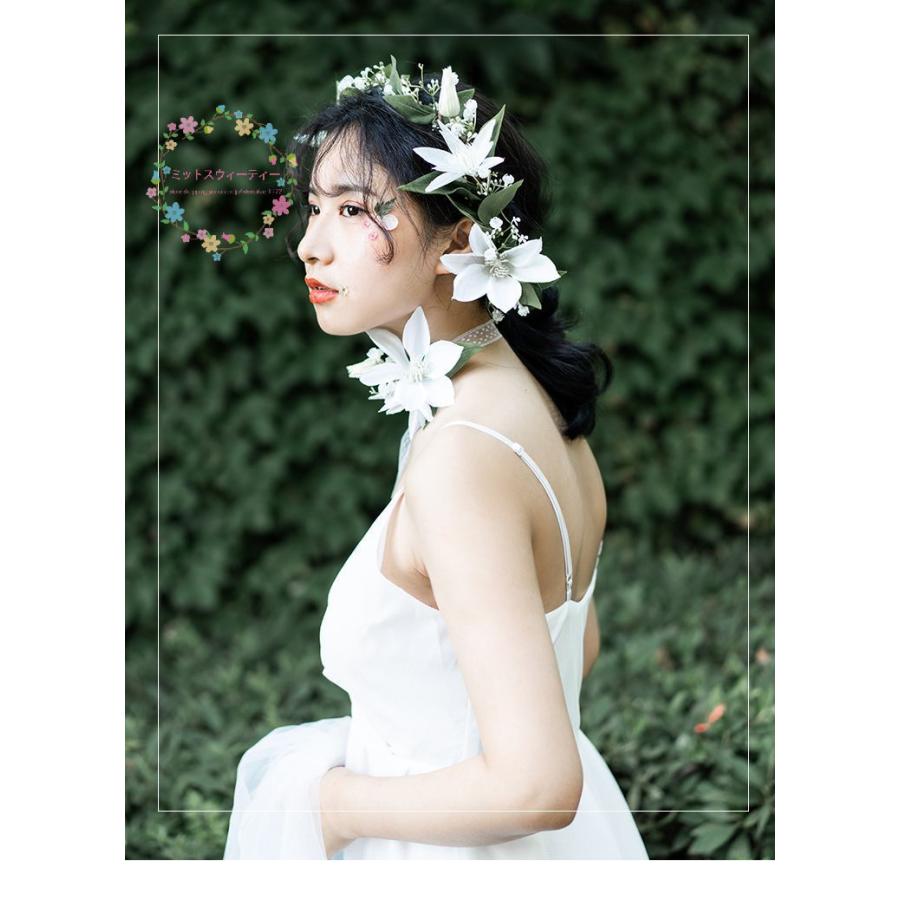 花かんむり 手作り 百合 フラワーベール ウェディング ヘッドドレス 花かんむり 造花 花冠 ヘアピン 髪飾り リゾート 花嫁 二次会 結婚式 水着花冠 前撮り Hn131 ミットスウィーティー 通販 Yahoo ショッピング