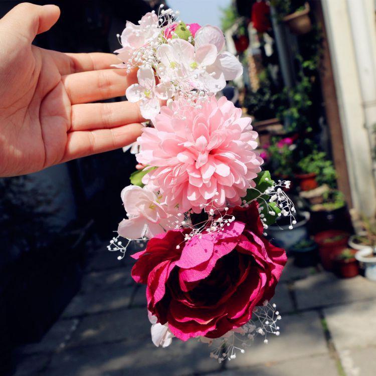 花かんむり 手作り 安い ウェディング 大人 子供花冠 ヘッドドレス 造花 花冠 ピンク 髪飾り キッズ リゾート 花嫁 二次会 結婚式 フラワー ティアラ 撮影 Hn133 ミットスウィーティー 通販 Yahoo ショッピング