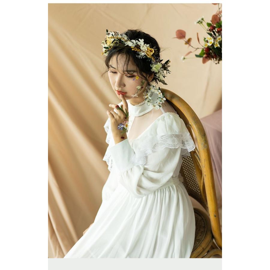 花冠 花かんむり ピアス イヤリング 手作り 安い ウェディング ヘッドドレス 花かんむり 造花 髪飾り 大人用 リゾート 花嫁 二次会 結婚式 写真撮り 演奏会 挙式 Hn136 ミットスウィーティー 通販 Yahoo ショッピング
