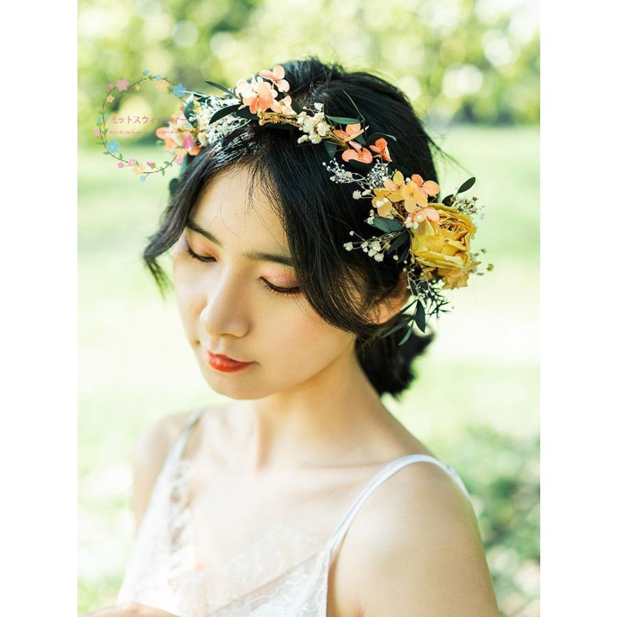 花冠 ウェディング 花かんむり 結婚式 花嫁 イヤリング 花冠 ウェディング 花かんむり 結婚式 花嫁 イヤリング