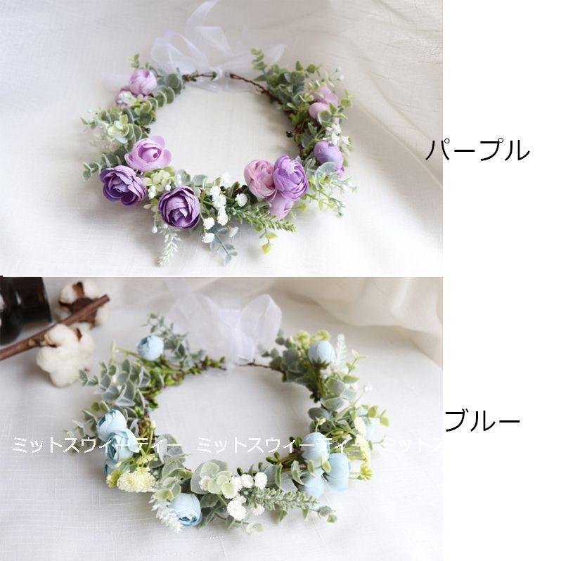 花冠 6色 サイズオーダー可 ウェディング ブライダル 花かんむり 結婚式 花冠 花嫁 演奏会 前撮り 可愛い フラワー ヘッドドレス 誕生日 発表会 パーティー 安い Hn172 ミットスウィーティー 通販 Yahoo ショッピング