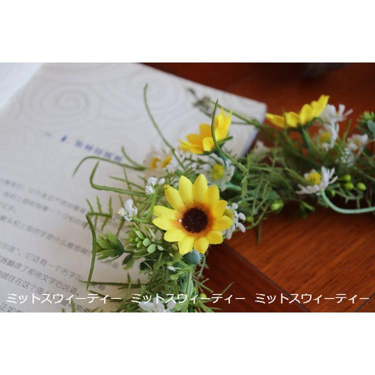 花冠 ひまわり 安い ウェディング ヘッドドレス 花かんむり 子供 大人可愛い 造花 髪飾り 花輪 リゾート 花嫁 二次会 結婚式 ガーデンウエディング 海外挙式 Hn3 ミットスウィーティー 通販 Yahoo ショッピング