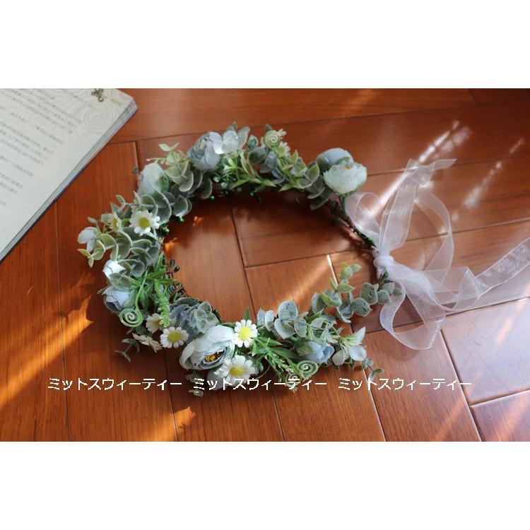 花冠 ひまわり ウェディング ヘッドドレス 花かんむり 造花 髪 花冠 ひまわり ウェディング ヘッドドレス 花かんむり 造花 髪
