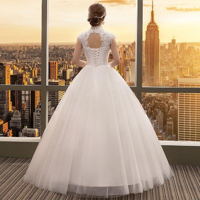 ウェディングドレス 安い 花嫁 プリンセスラインドレス 結婚式 白