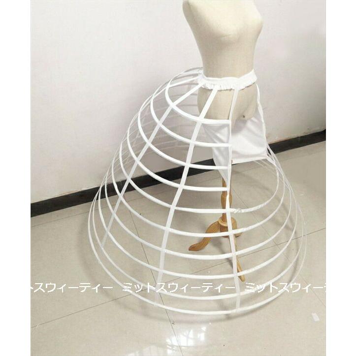 鳥かごパニエ クリノリンドレス用 バッスルパニエ ボリューム フランス