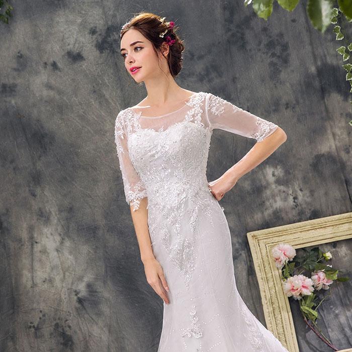 ウェディングドレス マーメードライン 花嫁 二次会 結婚式 ウェディングドレス マーメードライン 花嫁 二次会 結婚式