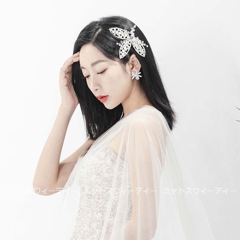 ウエディング ヘアアクセサリー ラインストーン ビーズ 前撮り 髪飾り 花嫁 ウェディング 結婚式 お呼ばれ ヘッドドレス ブライダル パーティー 二次会 発表会 Km1033 ミットスウィーティー 通販 Yahoo ショッピング