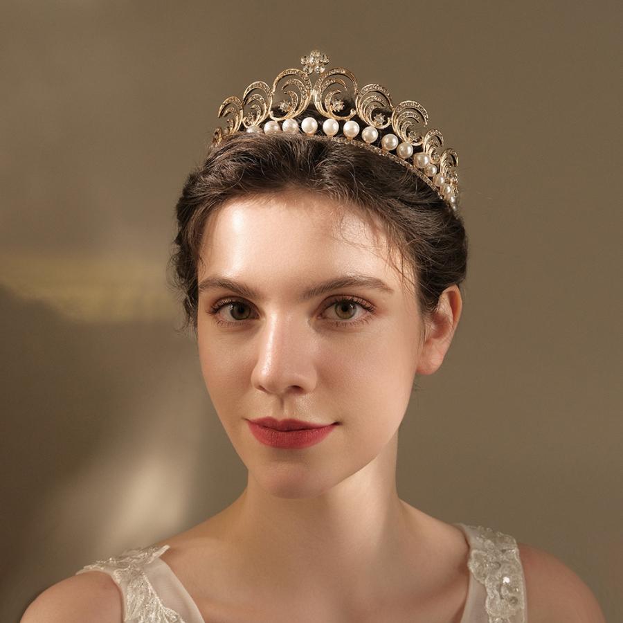 ウエディング ゴールド シルバー ティアラ クラウン 王冠 ヘッドドレス ヘアアクセサリー 花嫁 ウェディング 結婚式 前撮り 二次会 パーティー ブライダル小物 Km1153 ミットスウィーティー 通販 Yahoo ショッピング