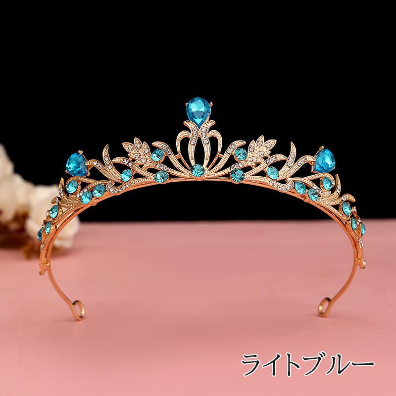 ウエディング ティアラ クラウン 王冠 欧米風 挙式 ゴールド ウエディング ティアラ クラウン 王冠 欧米風 挙式 ゴールド