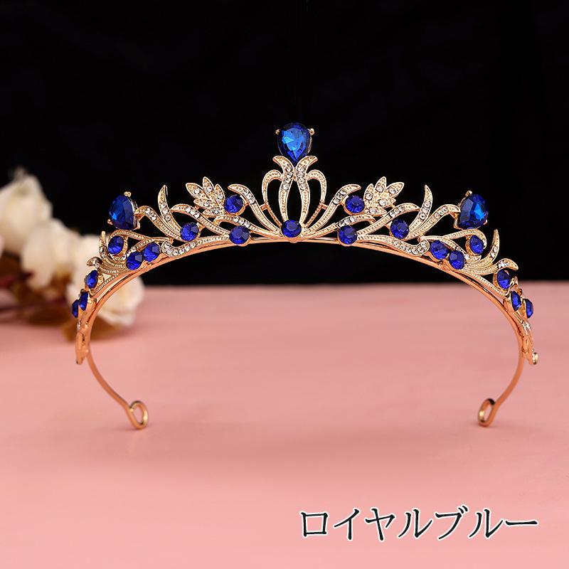 ウエディング ティアラ クラウン 王冠 欧米風 挙式 ゴールド ウエディング ティアラ クラウン 王冠 欧米風 挙式 ゴールド