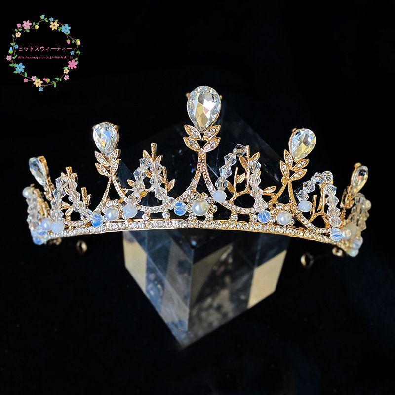 ティアラ ウェディング クラウン 安い ヘッドドレス 挙式 ブライダル 髪飾り 花嫁 結婚式 披露宴 ヘアアクセサリー パーティー 2次会 ウェディング ティアラ Km134 ミットスウィーティー 通販 Yahoo ショッピング