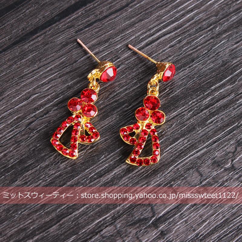 ウエディング ネックレス セット イヤリング ピアス 赤 花嫁 ウエディング ネックレス セット イヤリング ピアス 赤 花嫁