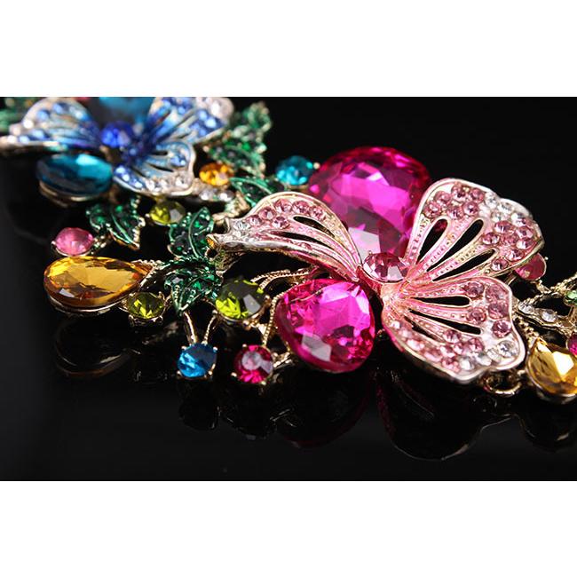 カラフル ネックレス ピアスセット パーティー ウェディング