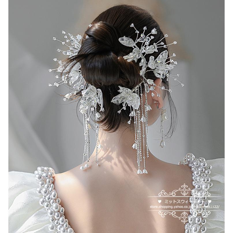 ウエディングヘッドドレス ウェディングアクセサリー 花嫁 ウエディングヘッドドレス ウェディングアクセサリー 花嫁