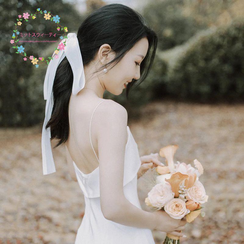 即納 ウェディング リゾート 結婚式 リボン シンプル 挙式 披露宴