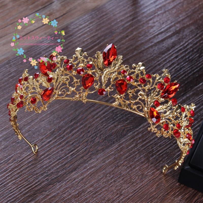 ティアラ ネックレス ピアス/イヤリング セット 髪飾り パーティー