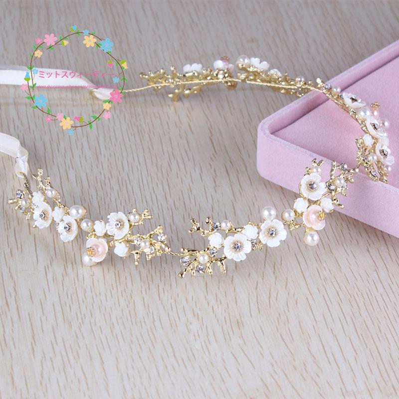 髪飾り ネックレス ピアス/イヤリング 3点セット ヘッドドレス 