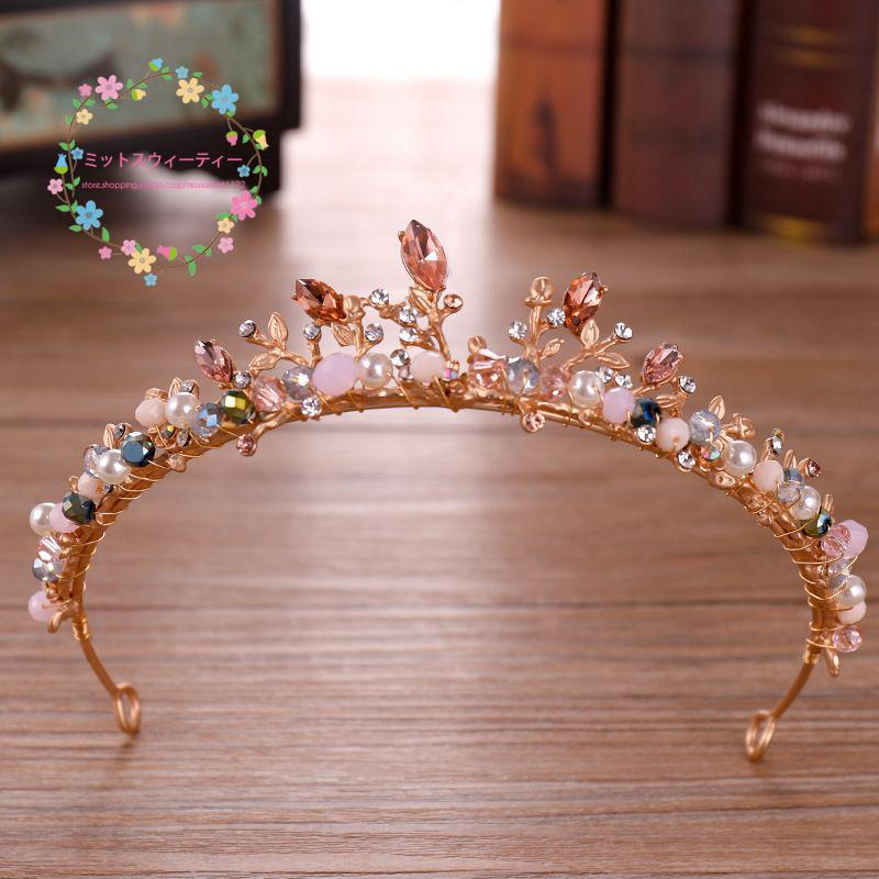 ティアラ パーティー 二次会 ウエディング カチューシャ 安い ブライダル 髪飾り 花嫁 ウェディング クラウン 結婚式 ヘッドドレス 演奏会 ヘアアクセサリー |  | 01