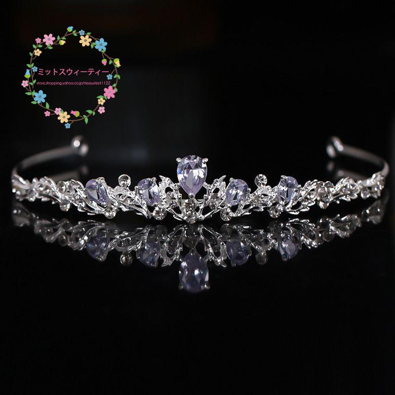 ティアラ ウエディング ブライダル パーティー ダイヤモンド ジュエリー ブライダル小物 結婚式 花嫁 二次会 発表会 演奏会 ビジュー 持ち込み アクセサリー Km484 ミットスウィーティー 通販 Yahoo ショッピング