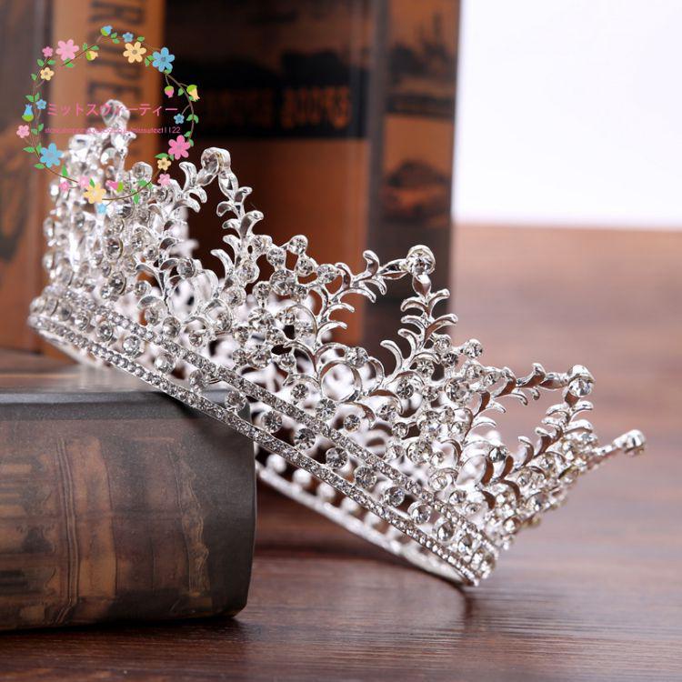 ヴィンテージ ティアラ クラウン 王冠 花嫁 ウェディング アクセサリー