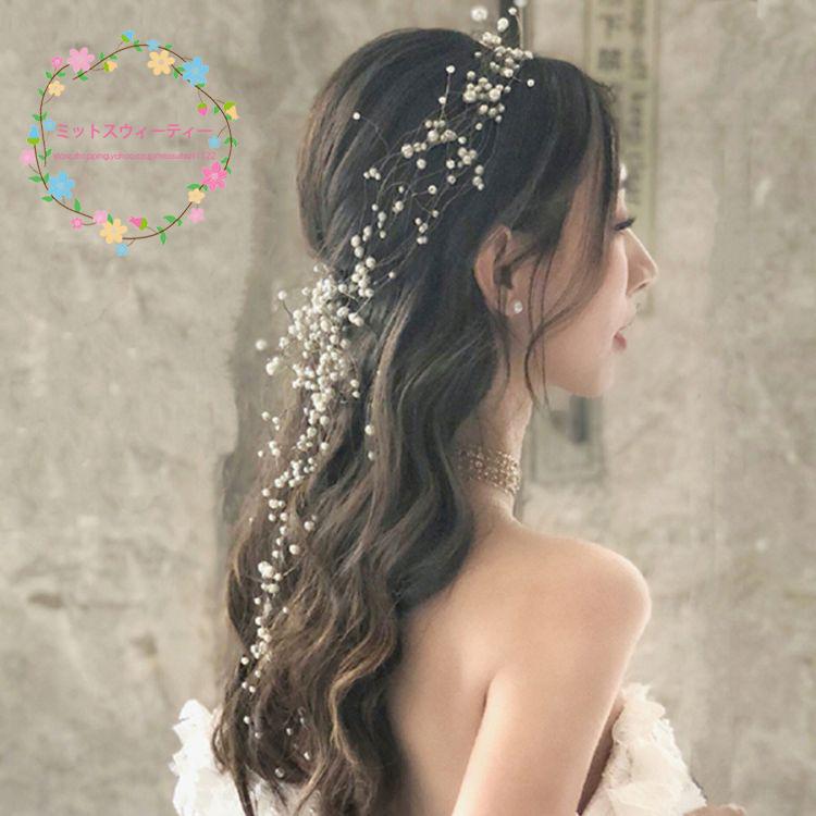 ウエディング 小枝アクセサリー リゾート 花嫁 髪飾り 結婚式 ヘッドドレス ヘアバンド ブライダル パーティー 二次会 ヘアアクセサリー ウェディングフォト Km600 ミットスウィーティー 通販 Yahoo ショッピング