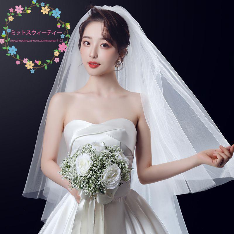 ブライダルベール ウェディングベール ブライダルベール 花嫁 ロングベール ウエディング