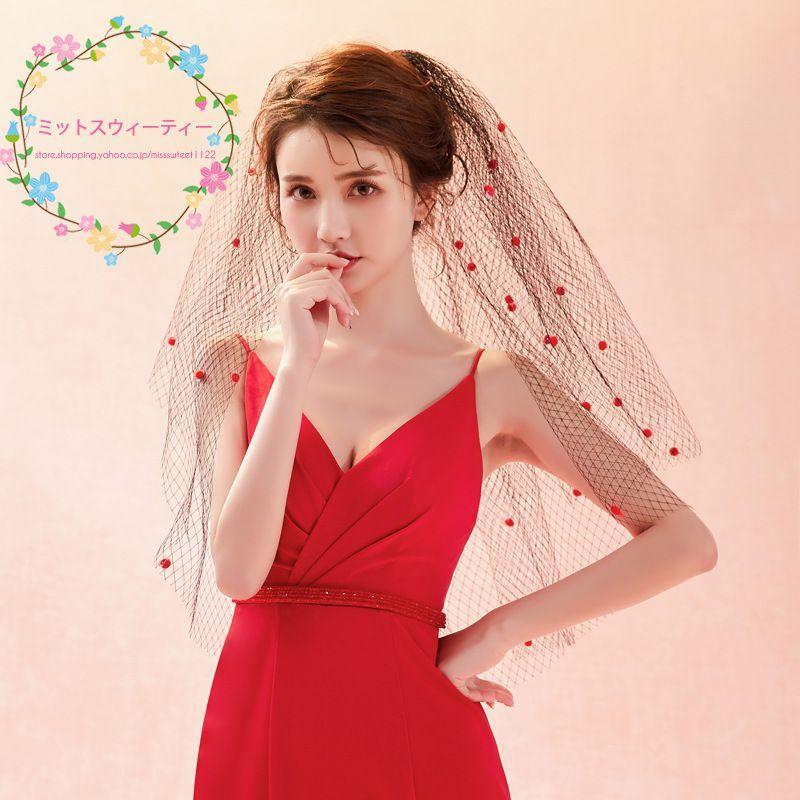 ウェディング小物 ヴェール ブライダルベール 花嫁 黒 ウエディング  