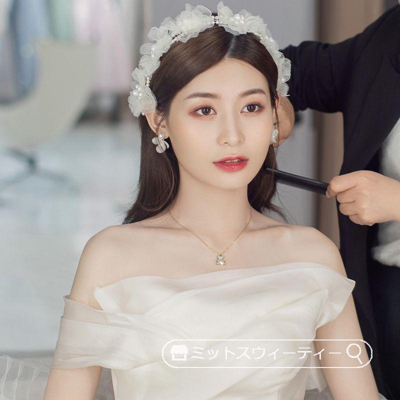 ウェディング 結婚式 二次会 ティアラ カチューシャ 花嫁 ブライダル 発表会 髪飾り ヘッドドレス ウエディング小物 パール フラワー 演奏会 ドレス小物 花 Km941 ミットスウィーティー 通販 Yahoo ショッピング