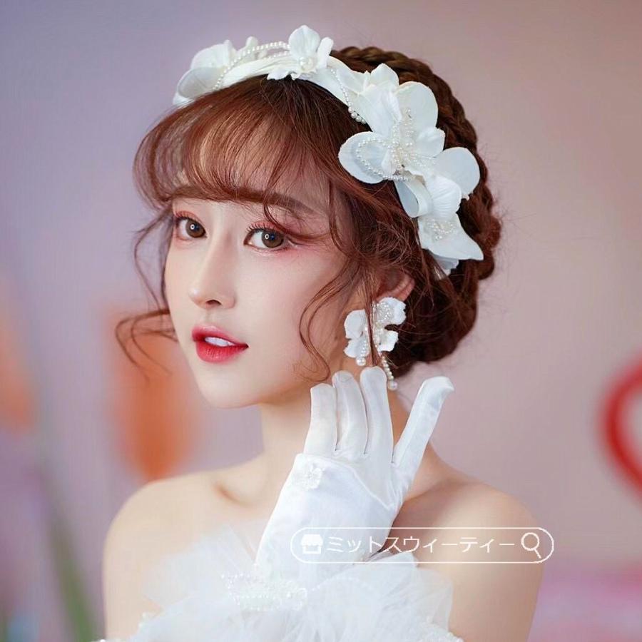ウエディング カチューシャ ティアラ 髪飾り 花嫁 ウェディング 結婚式 ヘッドドレス ブライダル パーティー 二次会 ヘアアクセサリー 発表会 Km971 ミットスウィーティー 通販 Yahoo ショッピング