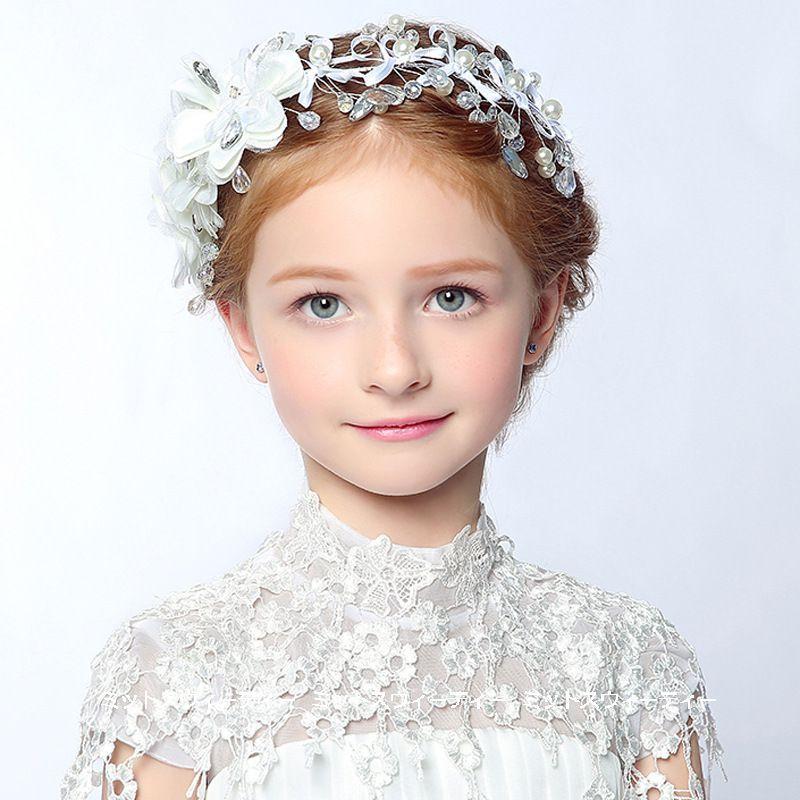 ヘアアクセサリー ヘッドドレス 子供 髪飾り 女の子 キッズ 花