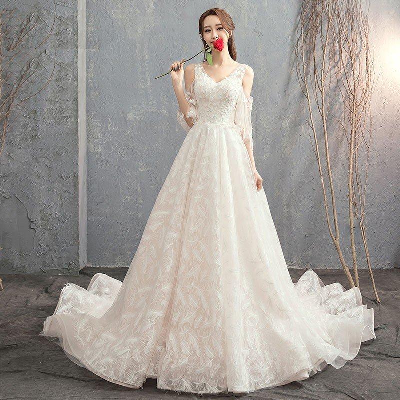 39 割引 オンライン限定商品 ウエディングドレス結婚式aラインドレス演奏会安いロングドレス花嫁二次会ウェディングド パーティー イベント用品 ホビー コスプレ Urbanfarminginstitute Org