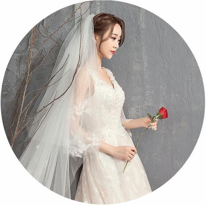 ウエディングドレス 安い カラー 袖あり ロングドレス 結婚式 花嫁 ブライダル ウエディングドレス aライン 二次会 パーティードレス 演奏会 フォーマルドレスの画像