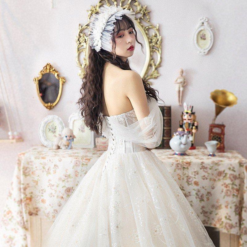 ウエディングドレス カラー ピアノ演奏会 安い ロングドレス 結婚式 花嫁ドレス 二次会 パーティードレス 発表会 イブニングドレス 大きいサイズ ブライダル