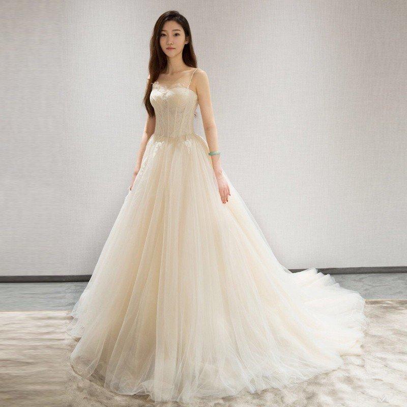 ウエディングドレス 花嫁 結婚式 ウェディングドレス aライン ドレス 演奏会 二次会 花嫁 パーティードレス 披露宴 ブライダル ロングドレス 小きいサイズ