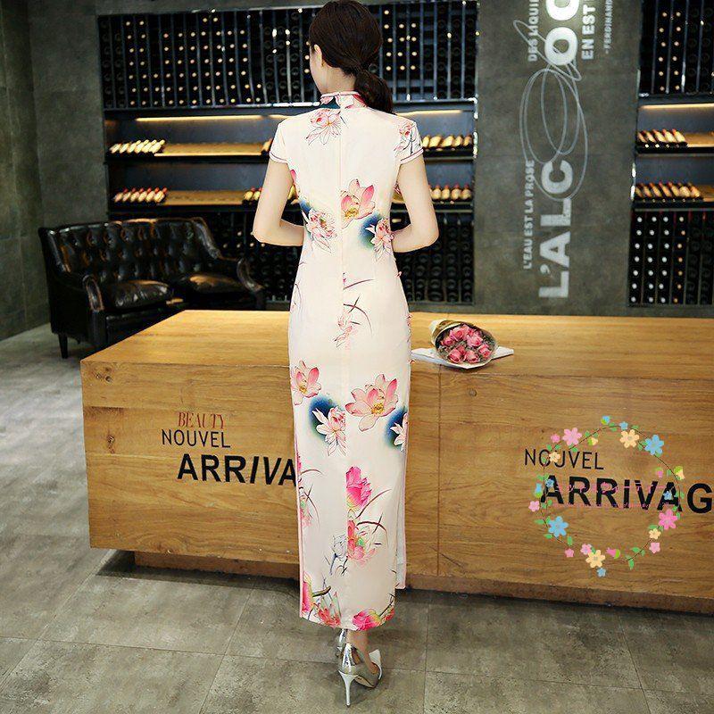 チャイナドレス ロング ピンク 半袖 安い 結婚式 二次会 ワンピース 演奏会 フォーマル 中国風 発表会 大きいサイズ ワンピース エレガント 花柄 コスプレ Newckqp100 ミットスウィーティー 通販 Yahoo ショッピング