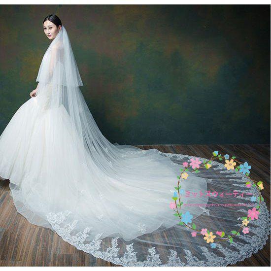 ウエディング ロングベール 結婚式 安い マリアベール ウエディング ロングベール 結婚式 安い マリアベール
