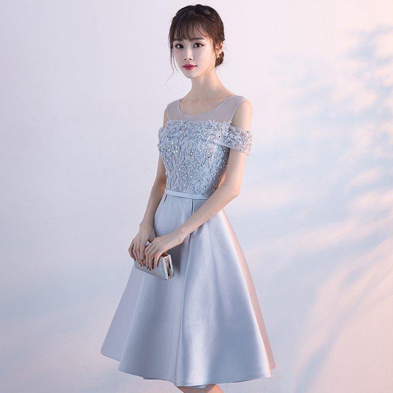 カラードレス ミニ ベアトップ 結婚式 10代 20代 30代 披露宴 安い パーティードレス 演奏会 カクテルドレス 二次会 花嫁ドレス 発表会 ワンピース 成人式_2