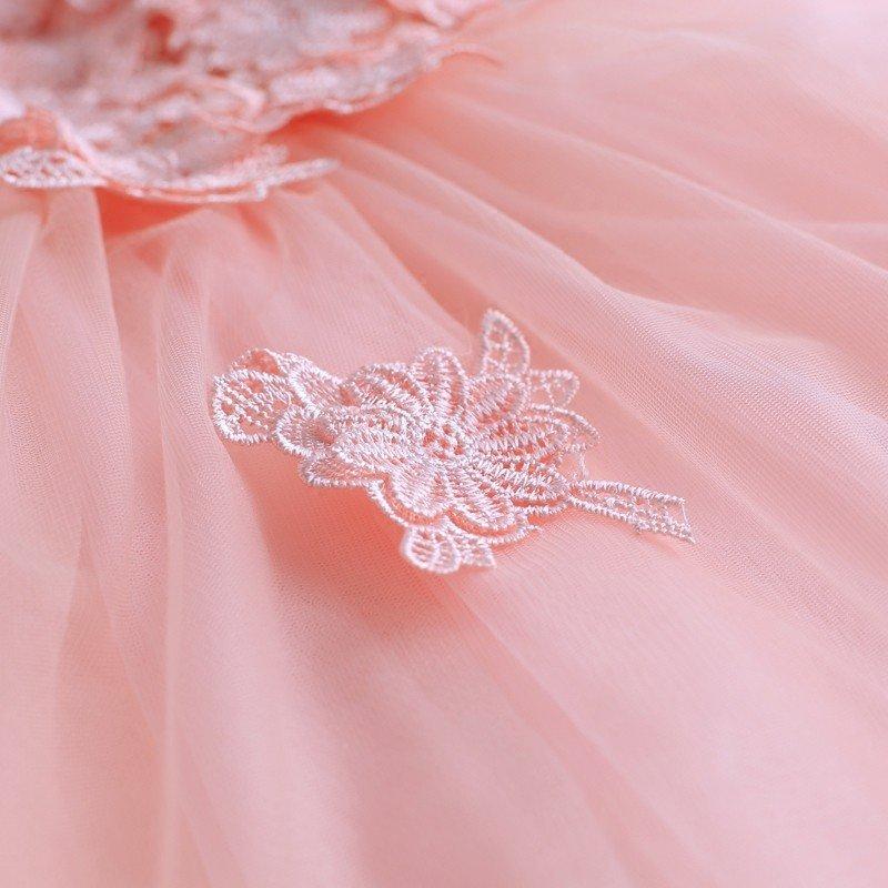 ミニドレス カラードレス ピンク 袖あり 安い 結婚式 披露宴 パーティードレス 演奏会 カクテルドレス コンサート 二次会 イブニングドレス ミニ丈 ワンピース_4