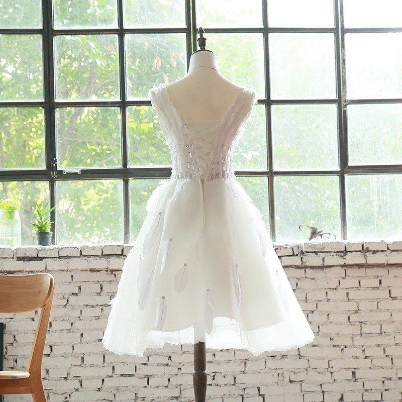 ウエディングミニドレス 白 格安 羽 結婚式 ワンピース 発表会 演奏会 披露宴 ミニドレス パーティードレス 二次会 ウエディングドレス 花嫁 お呼ばれドレス Newhsdq042 ミットスウィーティー 通販 Yahoo ショッピング