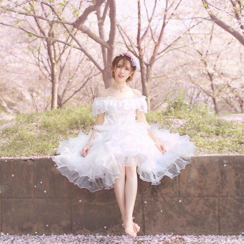 ミニドレス ホワイト 安い パール ウエディングミニドレス 結婚式 発表会 演奏会 披露宴 パーティードレス 二次会 ウエディングドレス 花嫁 お呼ばれ ドレス Newhsdq047 ミットスウィーティー 通販 Yahoo ショッピング