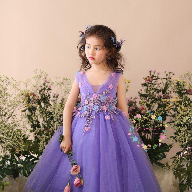 子供ドレス ピアノ発表会 安い キッズドレス ロングドレス 入園式