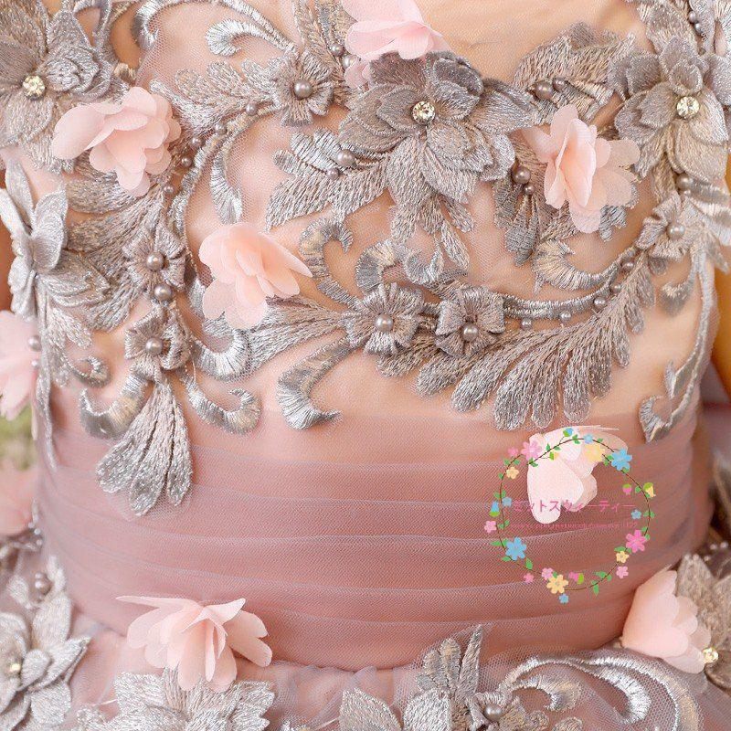 新品未使用　エンジェリックプリティ子供用ドレス ピンク 発表会 子供ドレス 女の子 フォーマル ロングドレス ピンク