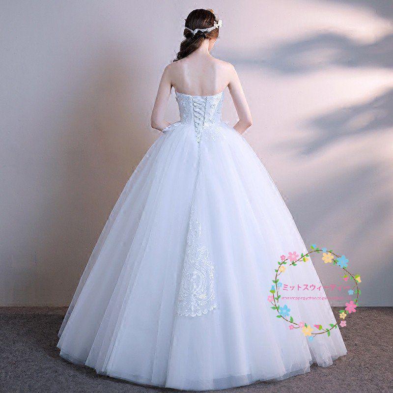 ウエディングドレス マタニティ マタニティドレス エンパイア 安い 白 ウェディングドレス 結婚式 花嫁 披露宴 ロングドレス 二次会 パーティードレス_4