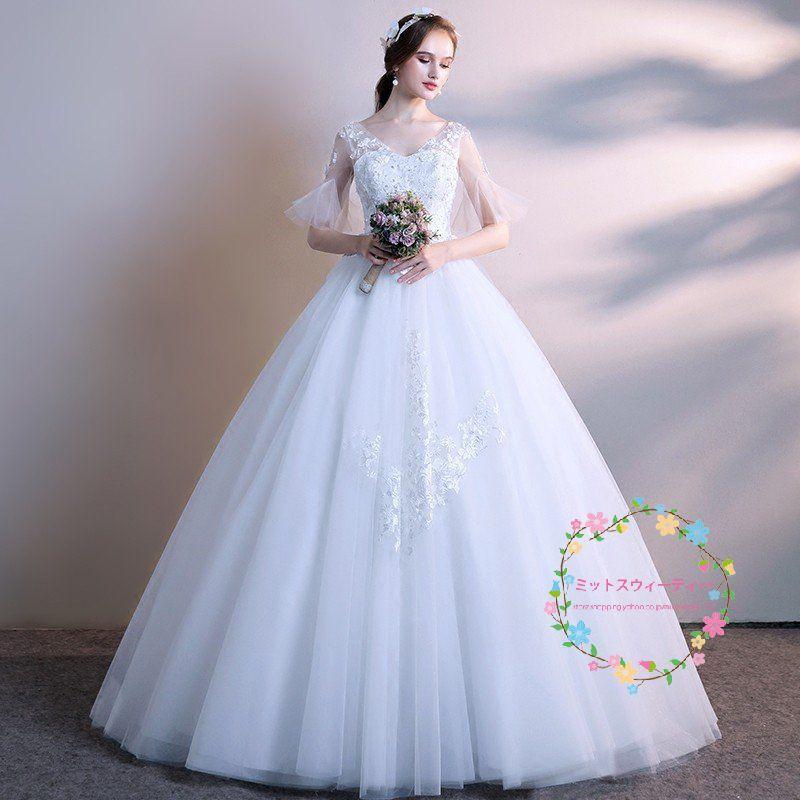 ウエディングドレス マタニティ エンパイア 花嫁 マタニティドレス